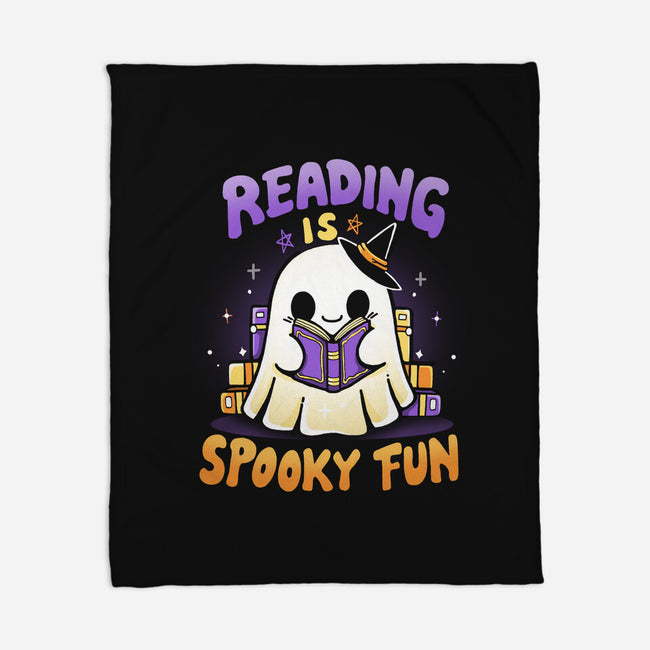 Reading Is Spooky Fun-None-Fleece-Blanket-Vallina84