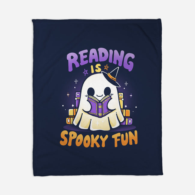 Reading Is Spooky Fun-None-Fleece-Blanket-Vallina84
