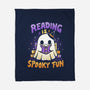 Reading Is Spooky Fun-None-Fleece-Blanket-Vallina84