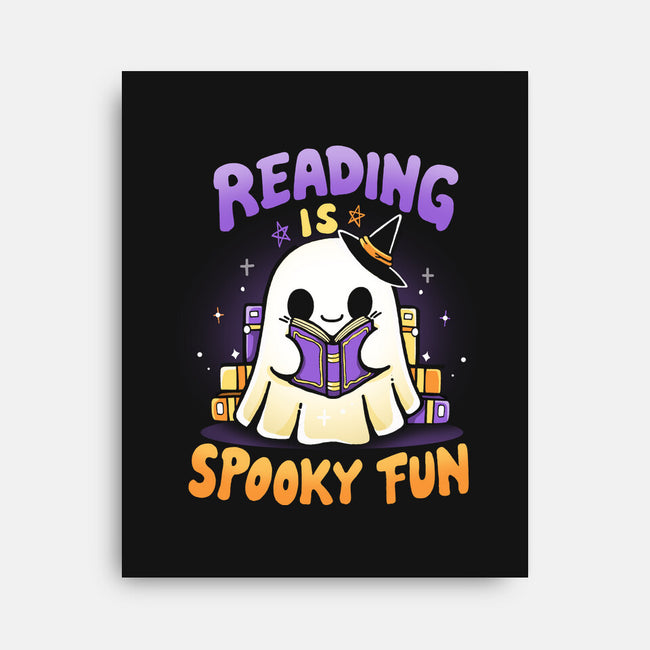 Reading Is Spooky Fun-None-Stretched-Canvas-Vallina84