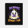 Reading Is Spooky Fun-None-Stretched-Canvas-Vallina84