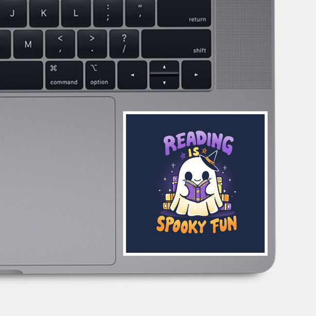 Reading Is Spooky Fun-None-Glossy-Sticker-Vallina84