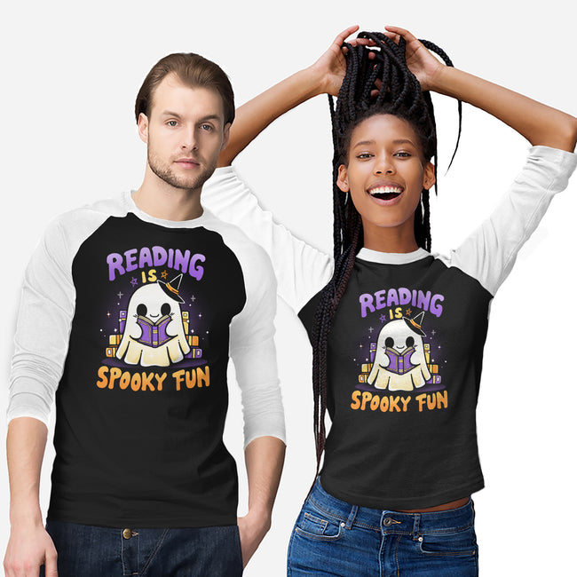 Reading Is Spooky Fun-Unisex-Baseball-Tee-Vallina84