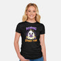 Reading Is Spooky Fun-Womens-Fitted-Tee-Vallina84