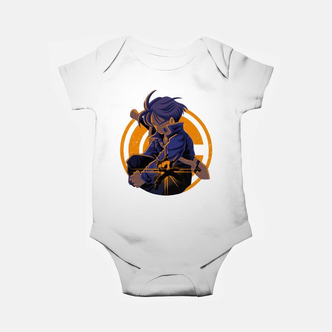 Fighter From Future-Baby-Basic-Onesie-rmatix