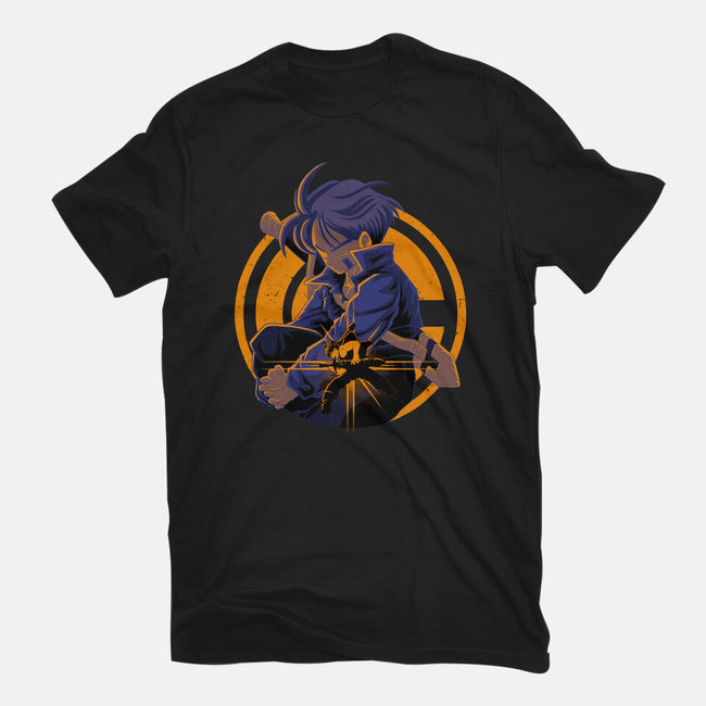 Fighter From Future-Womens-Fitted-Tee-rmatix