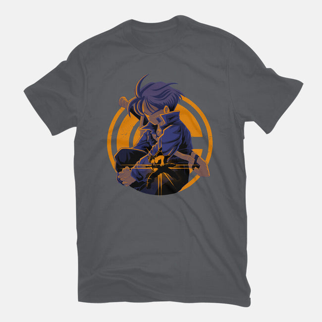 Fighter From Future-Mens-Heavyweight-Tee-rmatix