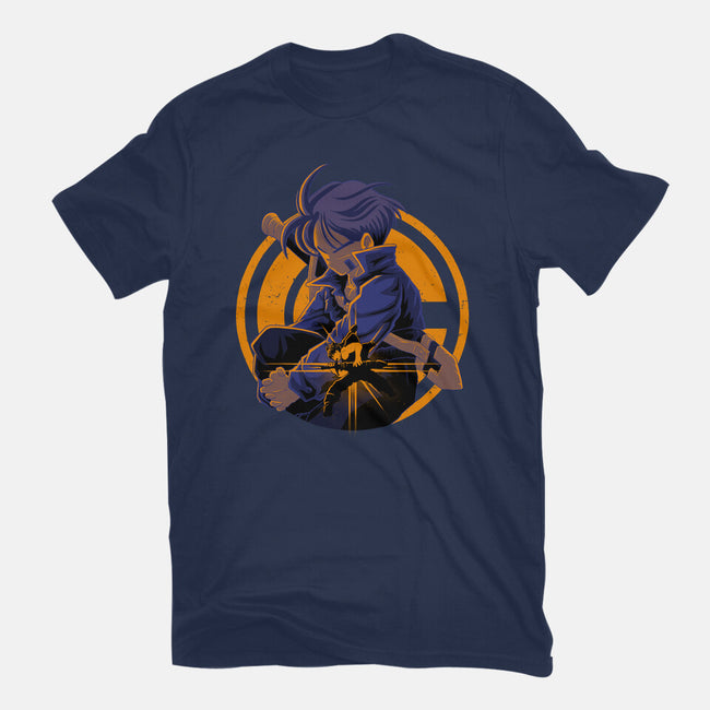 Fighter From Future-Womens-Fitted-Tee-rmatix