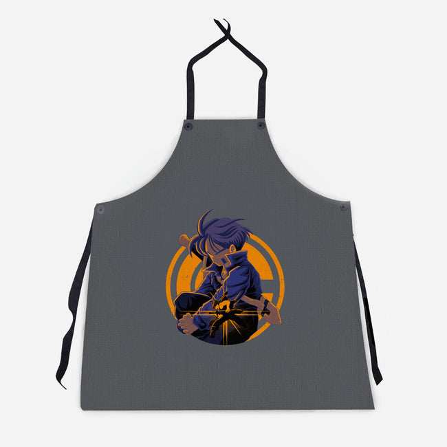Fighter From Future-Unisex-Kitchen-Apron-rmatix