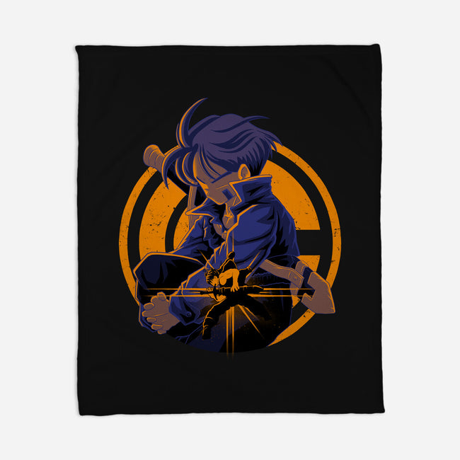 Fighter From Future-None-Fleece-Blanket-rmatix