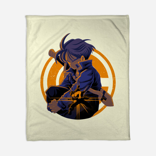 Fighter From Future-None-Fleece-Blanket-rmatix