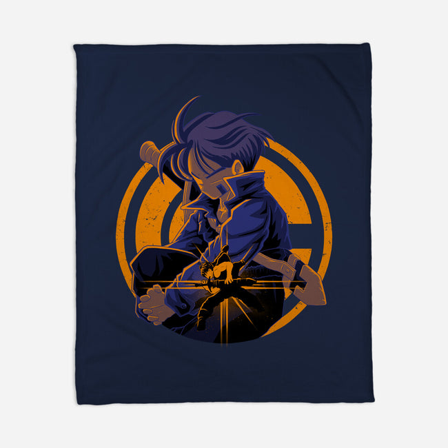 Fighter From Future-None-Fleece-Blanket-rmatix