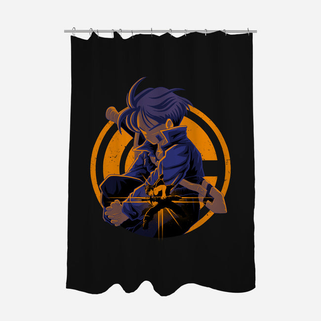 Fighter From Future-None-Polyester-Shower Curtain-rmatix