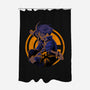 Fighter From Future-None-Polyester-Shower Curtain-rmatix