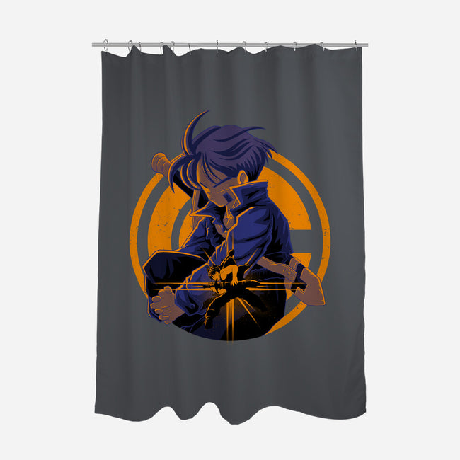 Fighter From Future-None-Polyester-Shower Curtain-rmatix