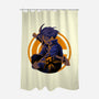 Fighter From Future-None-Polyester-Shower Curtain-rmatix