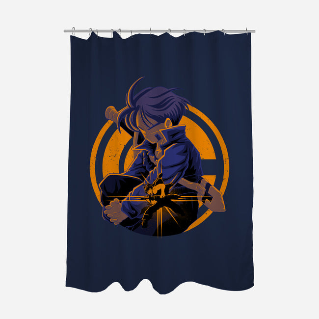Fighter From Future-None-Polyester-Shower Curtain-rmatix