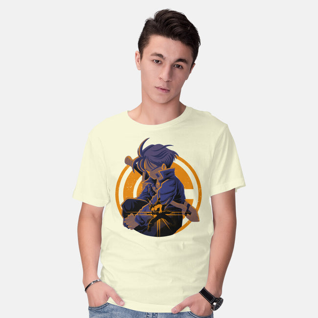 Fighter From Future-Mens-Basic-Tee-rmatix