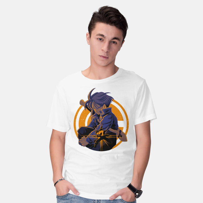 Fighter From Future-Mens-Basic-Tee-rmatix
