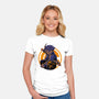 Fighter From Future-Womens-Fitted-Tee-rmatix