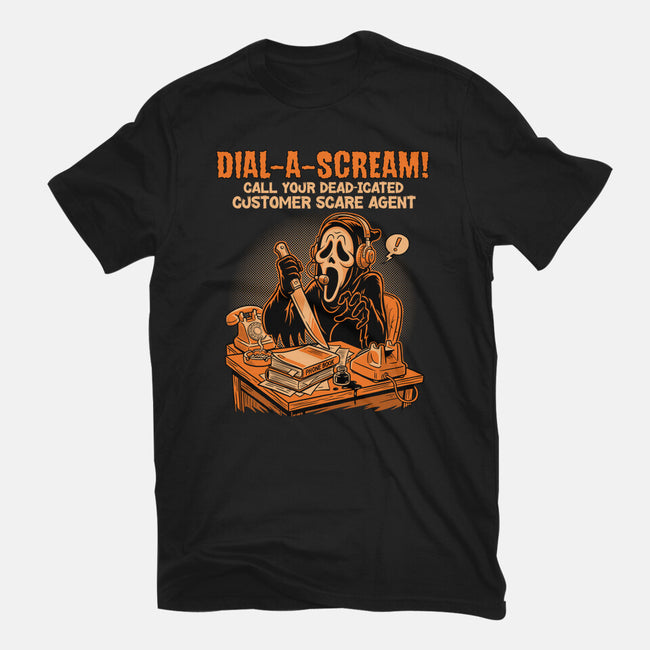 Dial A Scream-Womens-Fitted-Tee-P1yu5h