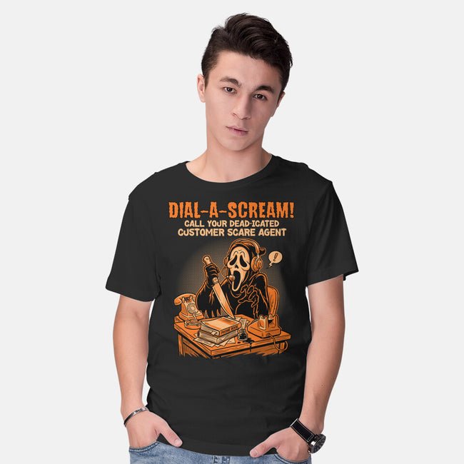 Dial A Scream-Mens-Basic-Tee-P1yu5h