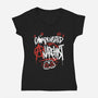 Dungeon Crawler Anarchist-Womens-V-Neck-Tee-Studio Mootant
