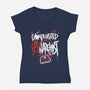 Dungeon Crawler Anarchist-Womens-V-Neck-Tee-Studio Mootant