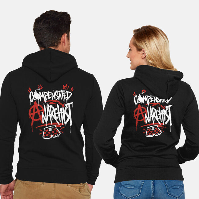 Dungeon Crawler Anarchist-Unisex-Zip-Up-Sweatshirt-Studio Mootant