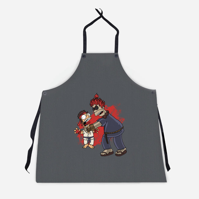 Why You Little Gouken-Unisex-Kitchen-Apron-joerawks