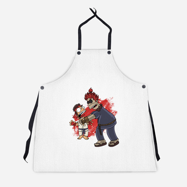Why You Little Gouken-Unisex-Kitchen-Apron-joerawks