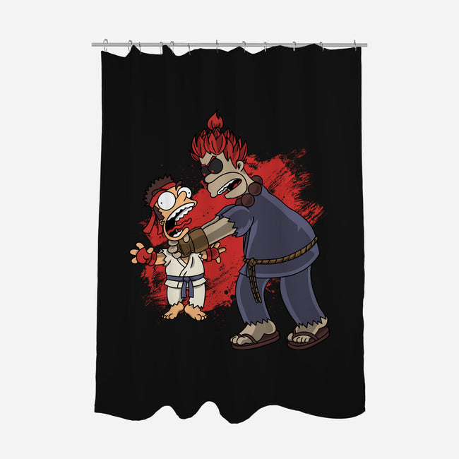 Why You Little Gouken-None-Polyester-Shower Curtain-joerawks