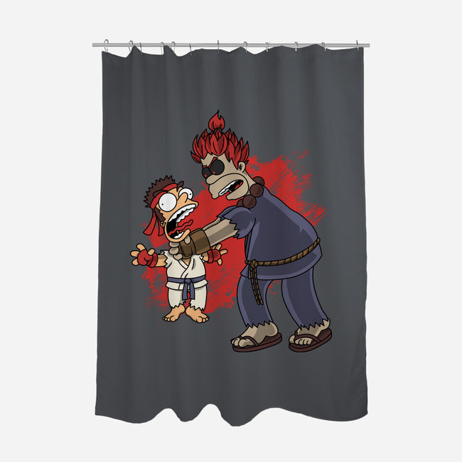 Why You Little Gouken-None-Polyester-Shower Curtain-joerawks