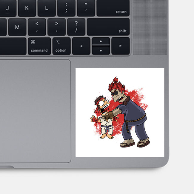 Why You Little Gouken-None-Glossy-Sticker-joerawks