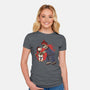 Why You Little Gouken-Womens-Fitted-Tee-joerawks