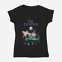 The Excursion-Womens-V-Neck-Tee-Diego Gurgell