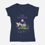 The Excursion-Womens-V-Neck-Tee-Diego Gurgell