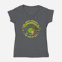 The Hoppit Brewery Co-Womens-V-Neck-Tee-erion_designs