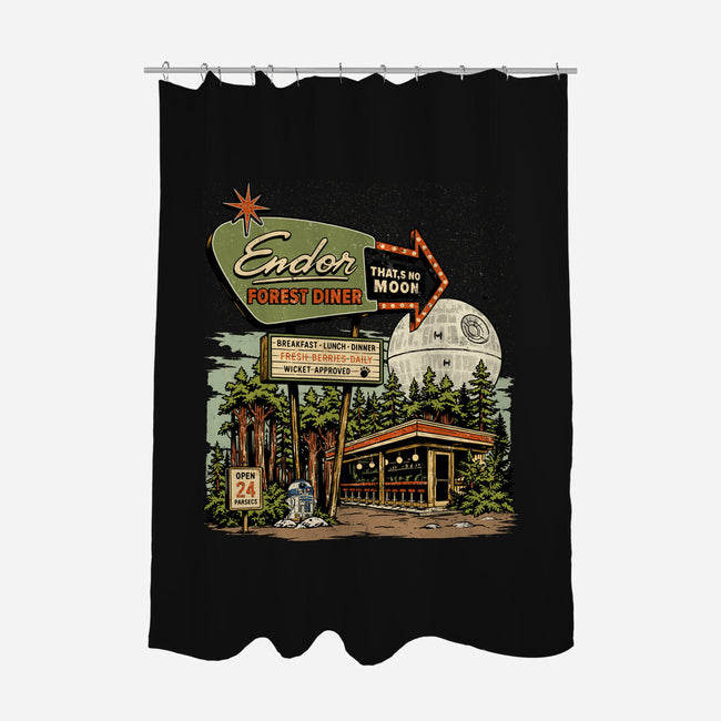 Endor Forest Diner-None-Polyester-Shower Curtain-sebasebi