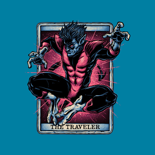The Traveler In The Void-None-Glossy-Sticker-glitchygorilla