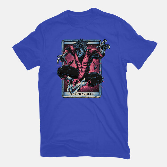 The Traveler In The Void-Mens-Heavyweight-Tee-glitchygorilla