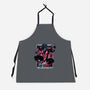 The Traveler In The Void-Unisex-Kitchen-Apron-glitchygorilla