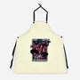 The Traveler In The Void-Unisex-Kitchen-Apron-glitchygorilla