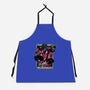 The Traveler In The Void-Unisex-Kitchen-Apron-glitchygorilla