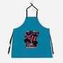 The Traveler In The Void-Unisex-Kitchen-Apron-glitchygorilla