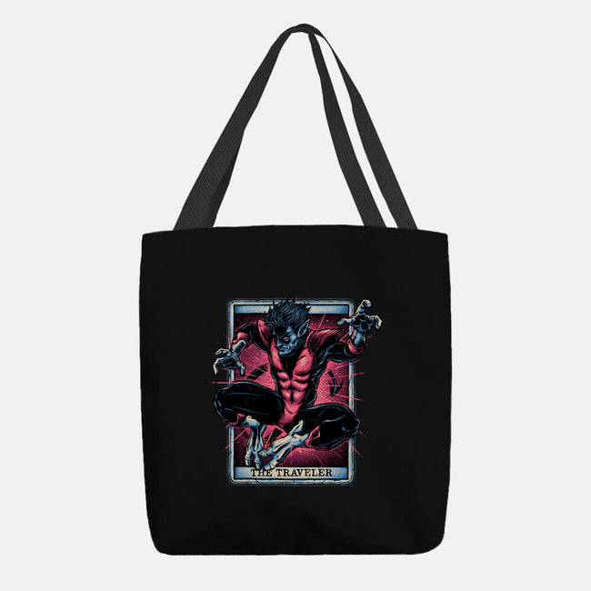 The Traveler In The Void-None-Basic Tote-Bag-glitchygorilla