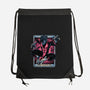 The Traveler In The Void-None-Drawstring-Bag-glitchygorilla