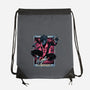 The Traveler In The Void-None-Drawstring-Bag-glitchygorilla