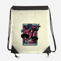 The Traveler In The Void-None-Drawstring-Bag-glitchygorilla