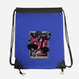 The Traveler In The Void-None-Drawstring-Bag-glitchygorilla